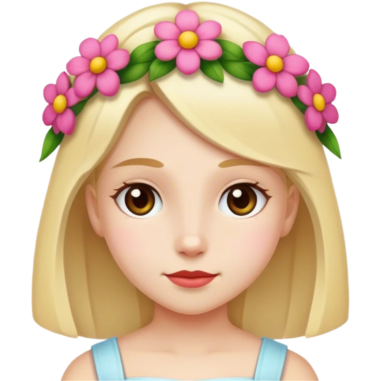 Flower girl emoji