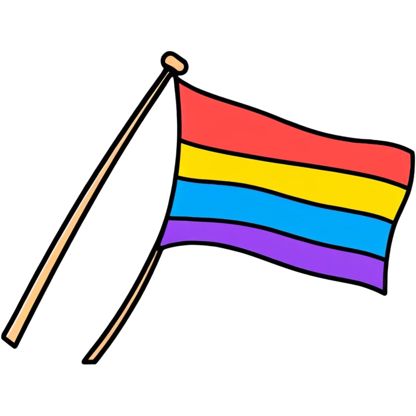 pride flag emoji