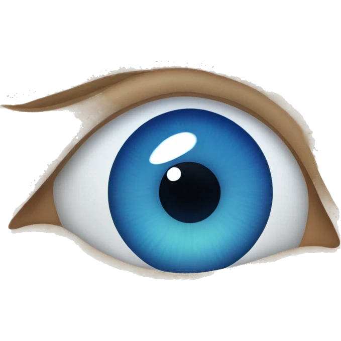 Blue eye emoji