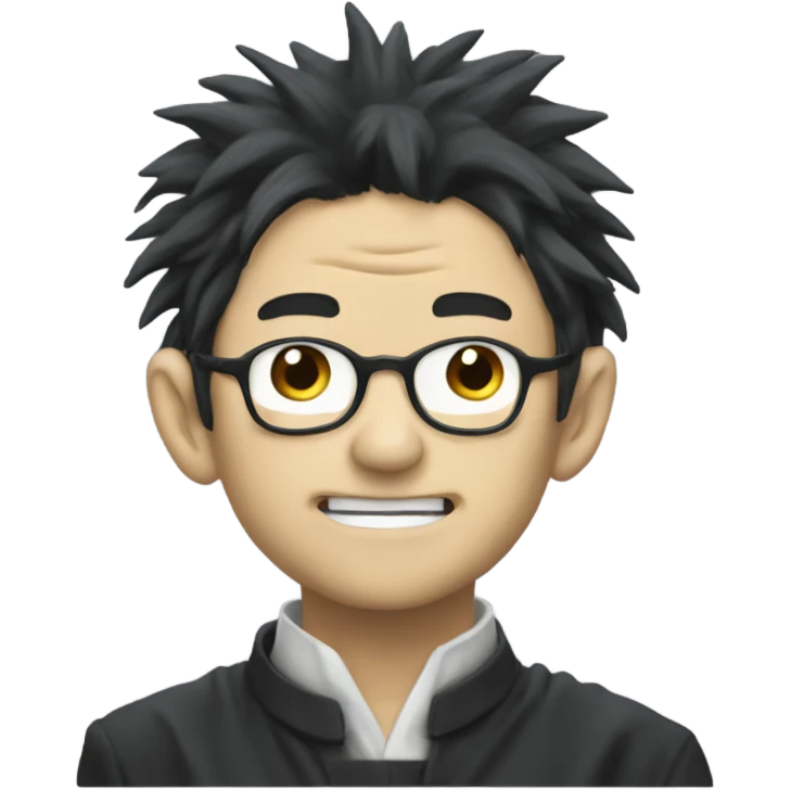 Satoru Gojo troll face emoji