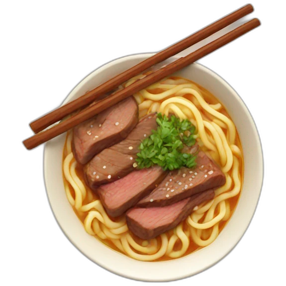 beef noodle emoji