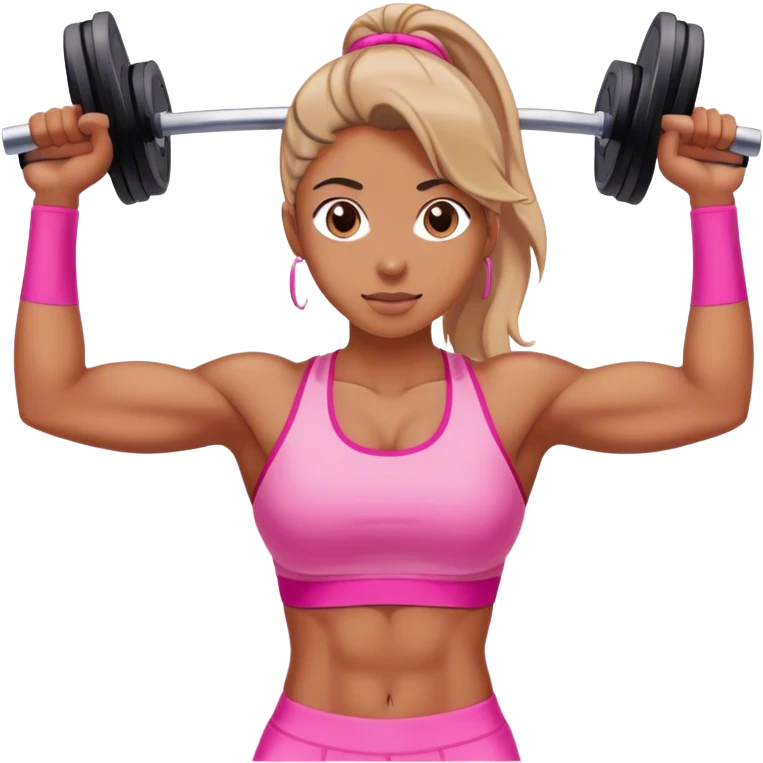 gym pink emoji