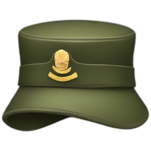 Hat military emoji