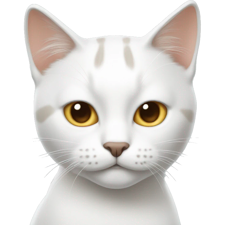 Gato blanca  emoji