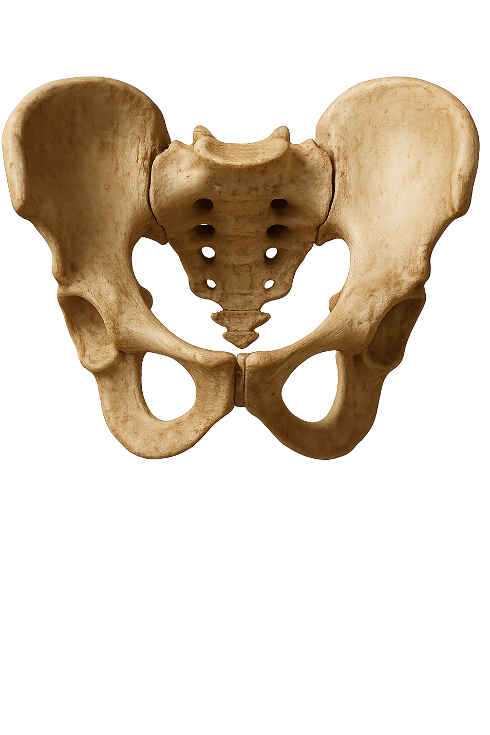 anche di un bacino umano anatomiche realistiche in 3d, iperrealistica in 3d emoji