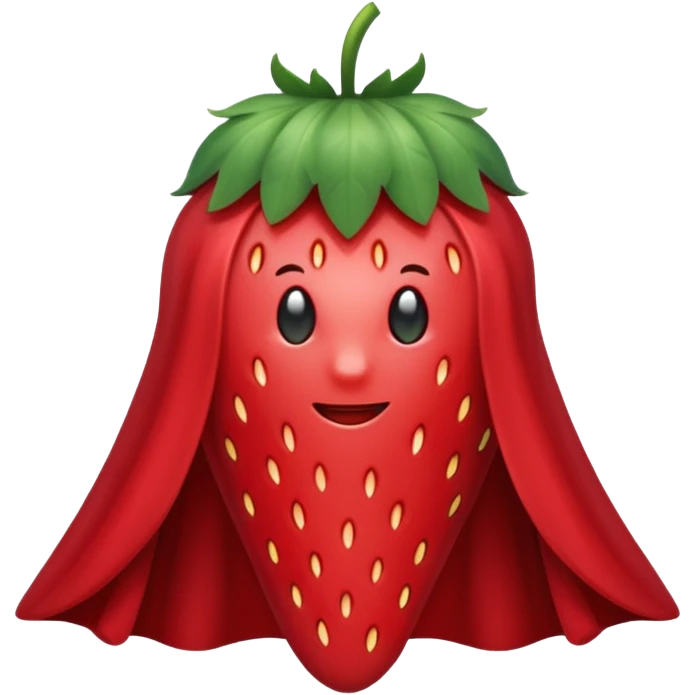 Cape-Wearing Super Fruit emoji