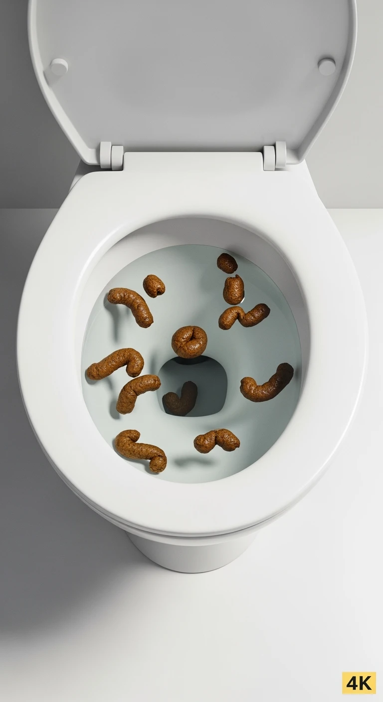 WC CON ALL'INTERNO DELLE FECI DI ANIMALE CHE GALLEGGIANO NELL'ACQUA, REALISTICHE
IPERREALISTICO 4K, SFONDO BIANCO emoji