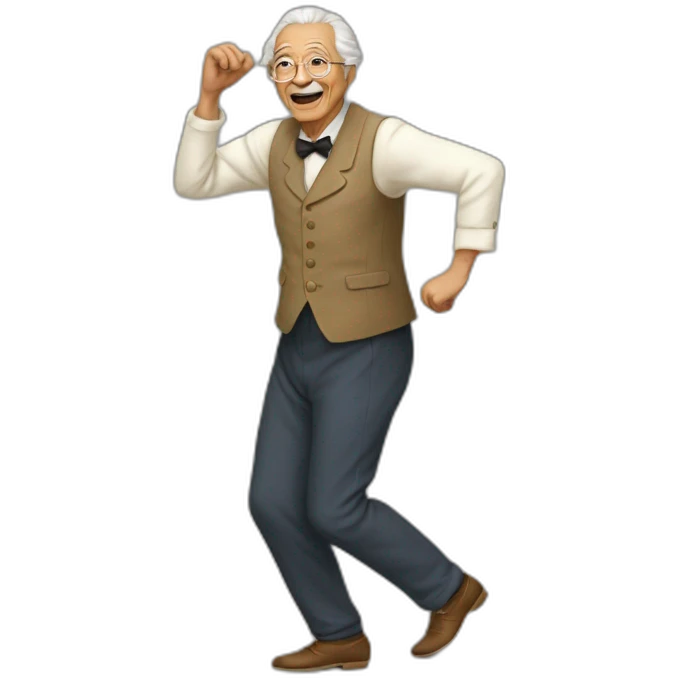 Grand père qui dance emoji