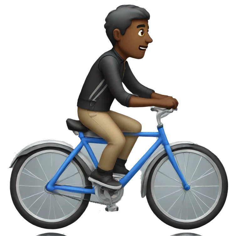 man on a bike emoji
