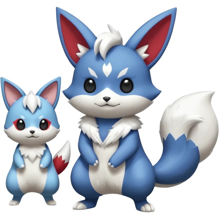 Zangoose-Meowstic-Minccino-Delcatty-Pachirisu-fusion emoji