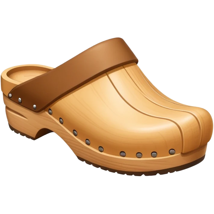 simple wooden traditional minimal clog  emoji