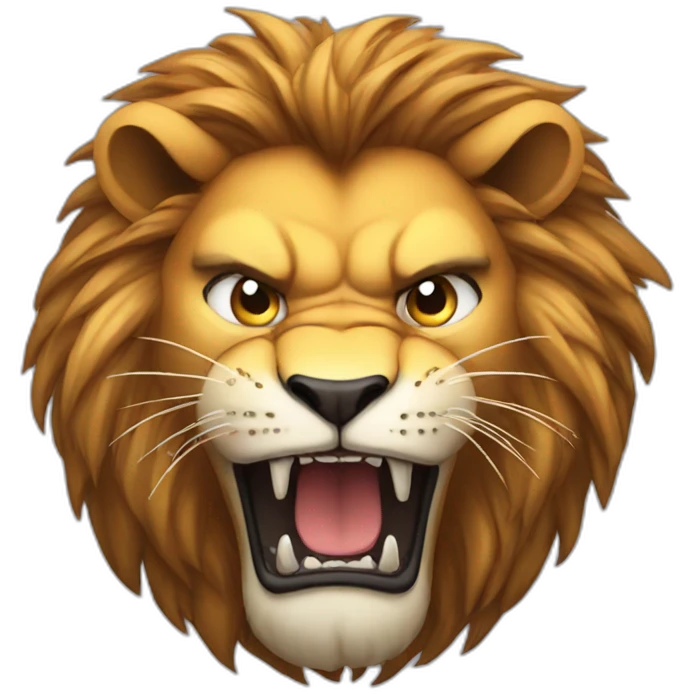 lion angry emoji