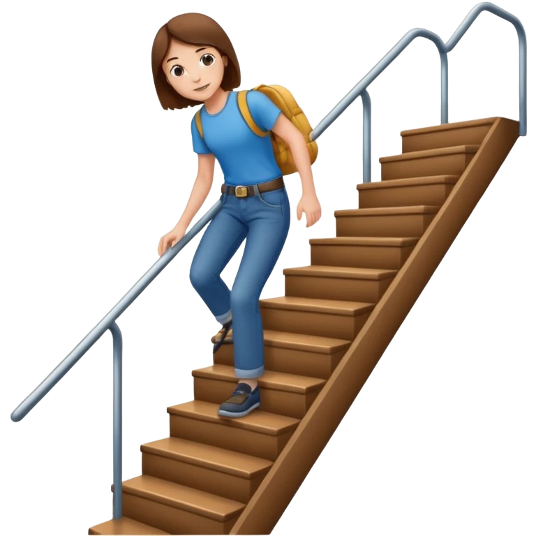 going up stairs emoji