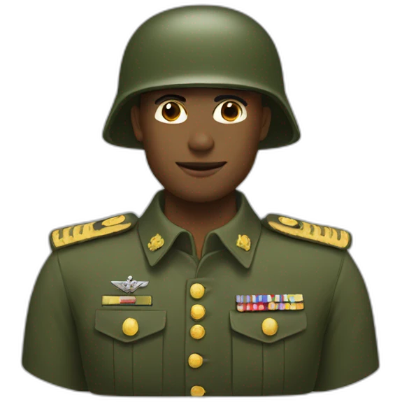 Salut militaire emoji