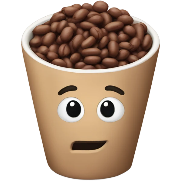 Cup of beans emoji