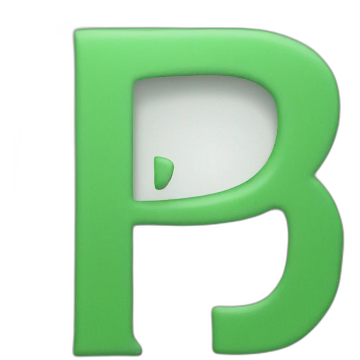 P LETTER green emoji
