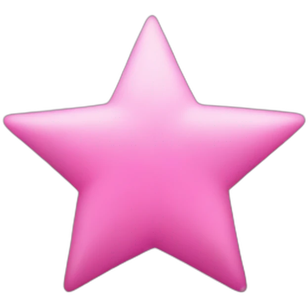 pink star emoji