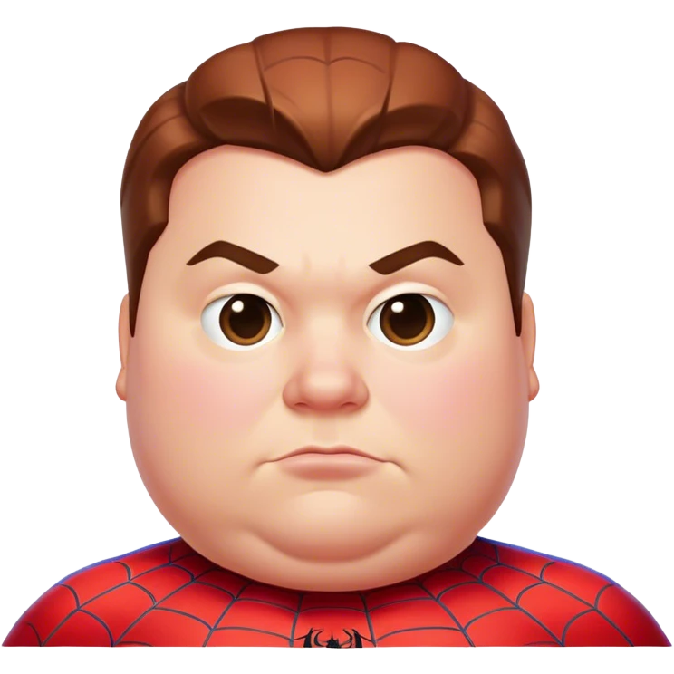 Fat fat fat spiderman emoji