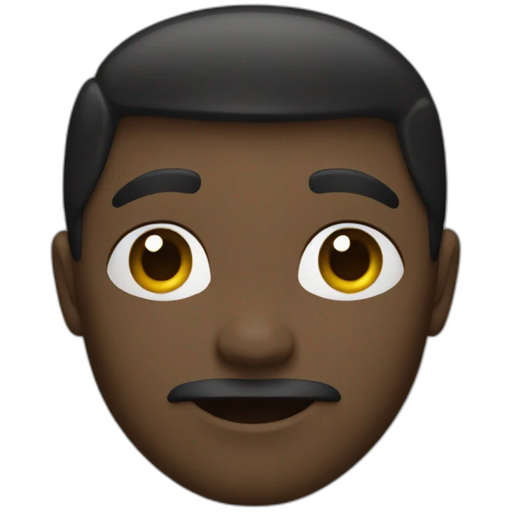 black and white emoji