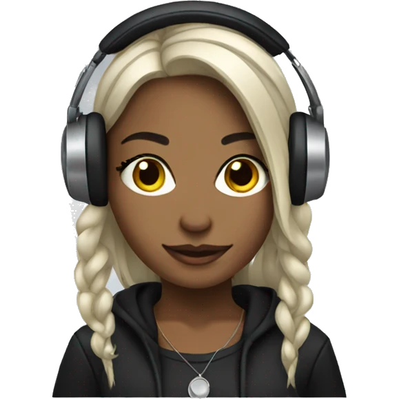 Dj girl emoji
