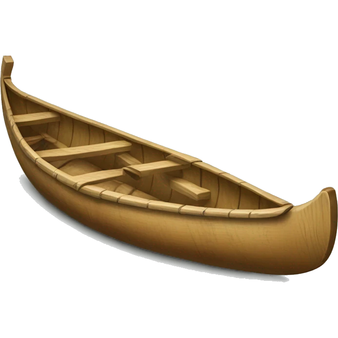 Snapped canoe emoji