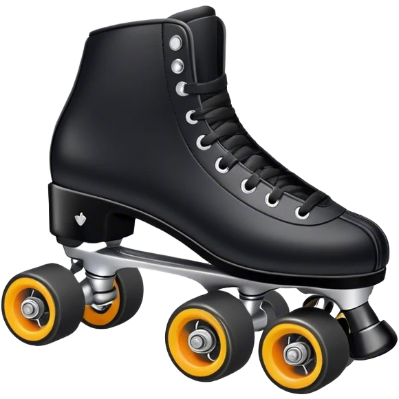 Black roller skaters emoji