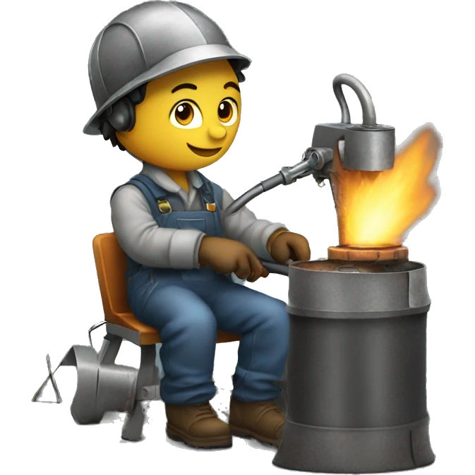 boy welding emoji