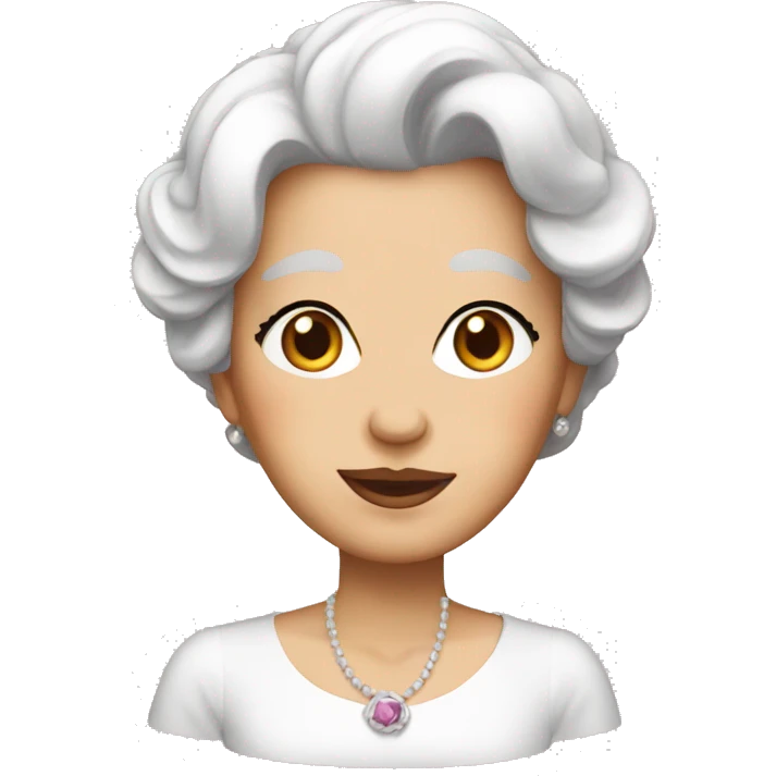 dame blanche  emoji