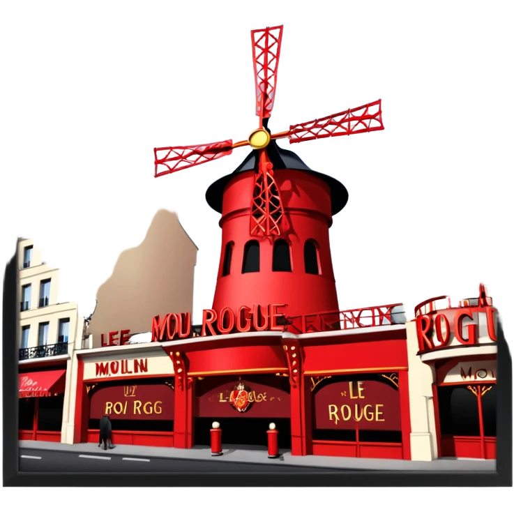 Je veux le moulin rouge de paris emoji