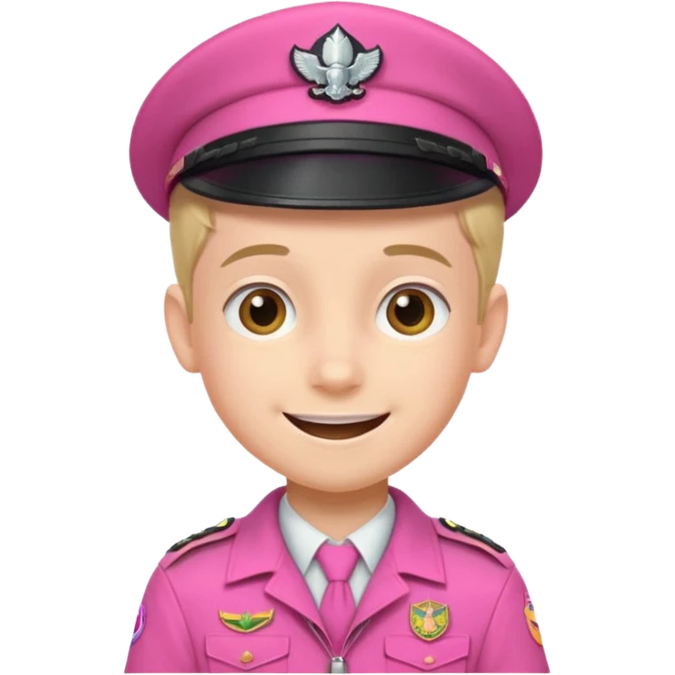 scout boy with very pink scout uniform  emoji