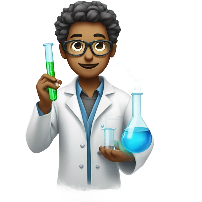 Chemist with sunglasses  emoji