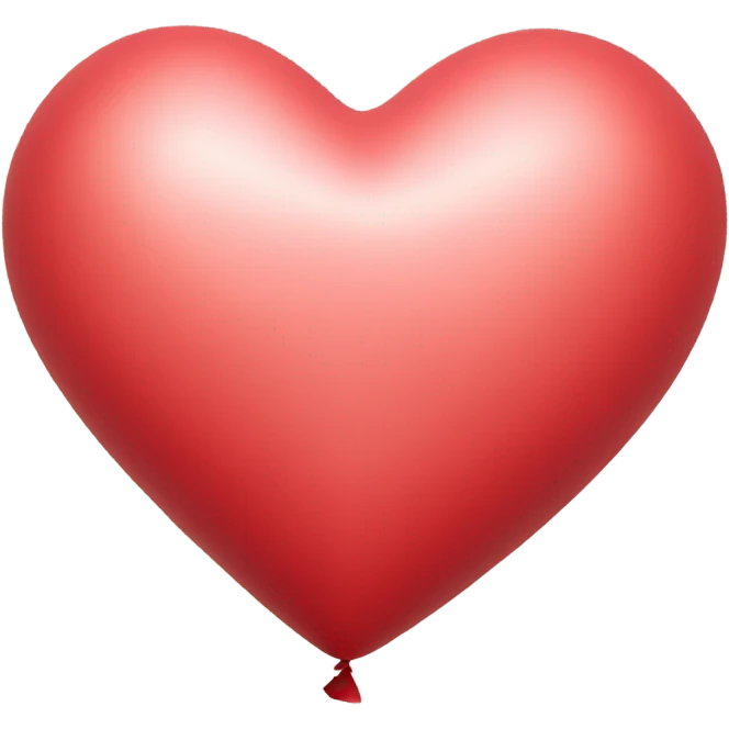 Heart balloon emoji