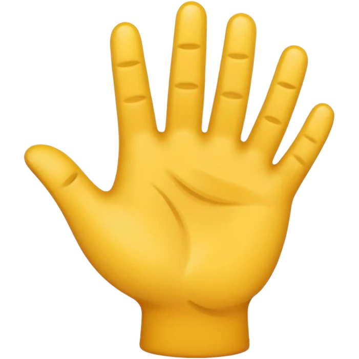wednesday hand emoji
