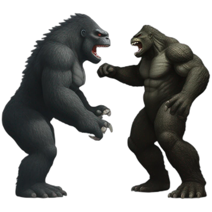 King Kong vs Godzilla emoji