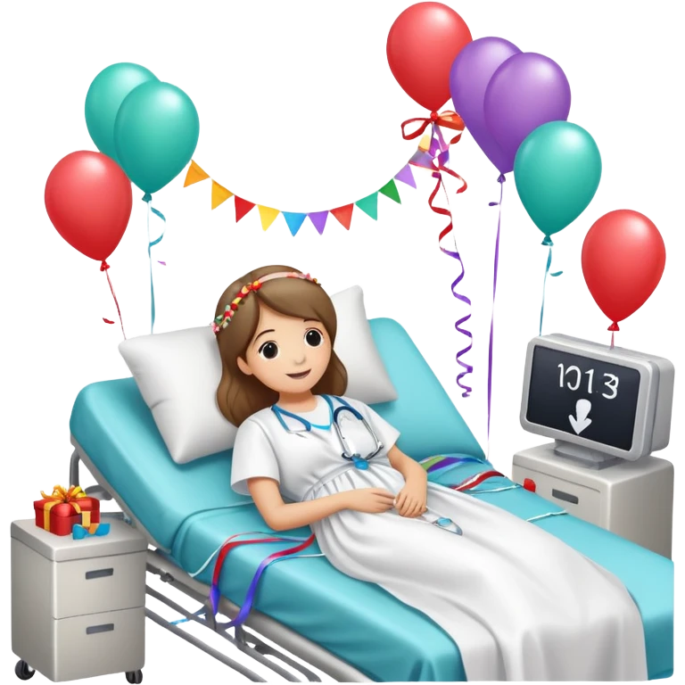 Happy wedding anniversary sick in the hospital  emoji