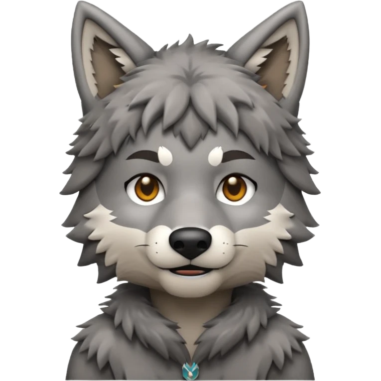 Minecraft wolf emoji for discord with a hand petting the dog on the top of its head emoji