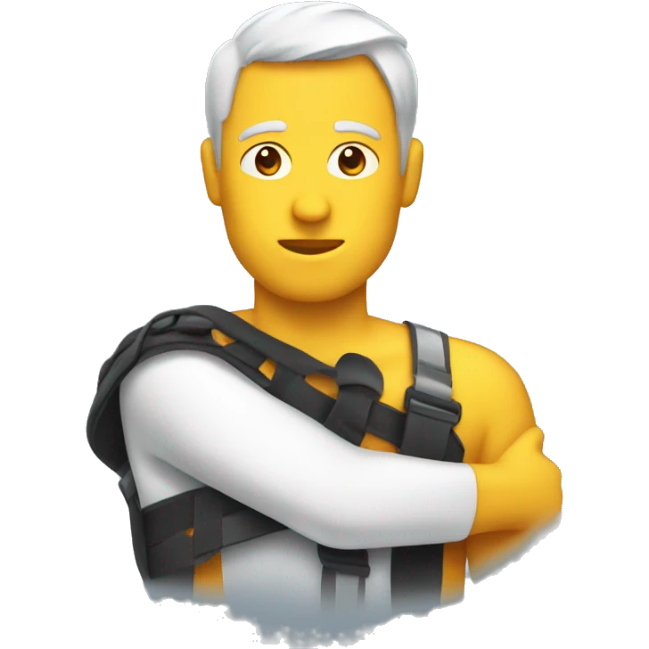 Shoulder in a sling emoji