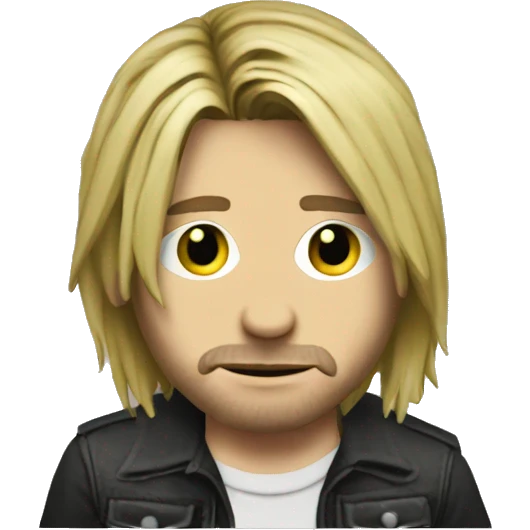 Kurt cobain pulgar arriba emoji