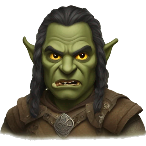 Orc lord of the rings  emoji
