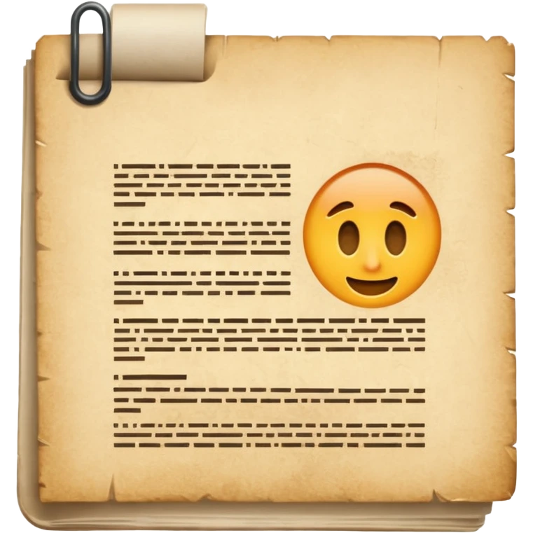 document important  emoji