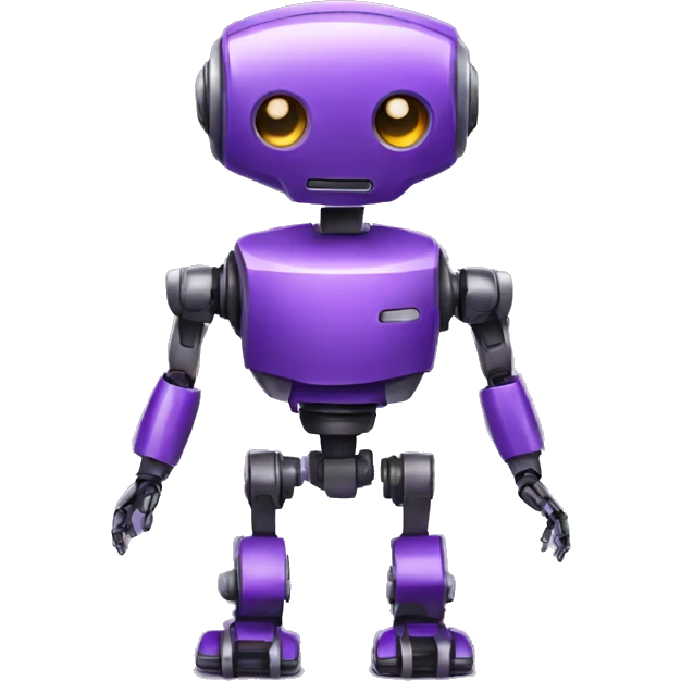 AI ROBOT purple emoji