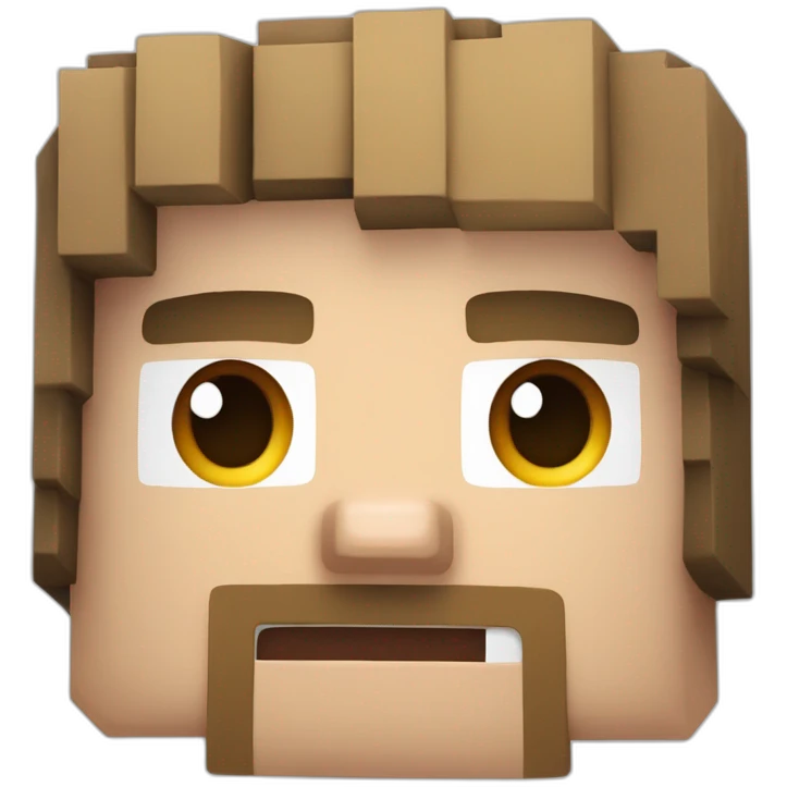 Minecraft Steve’s Head  emoji