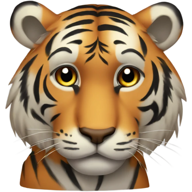 Sad tiger emoji