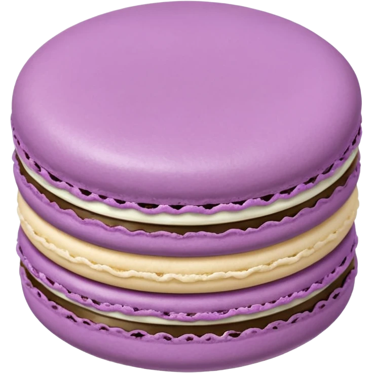 Purple macarron  emoji