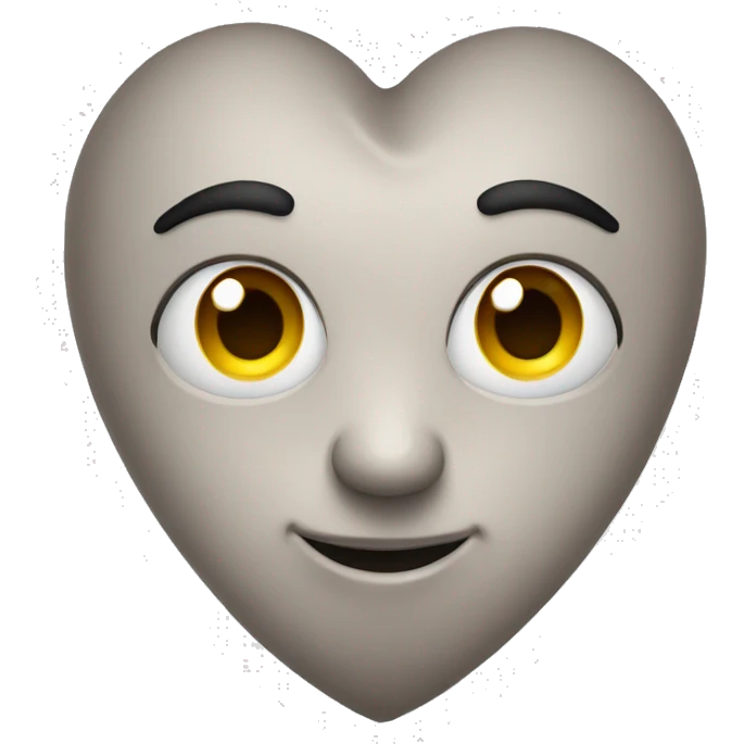 Heart with a face  emoji
