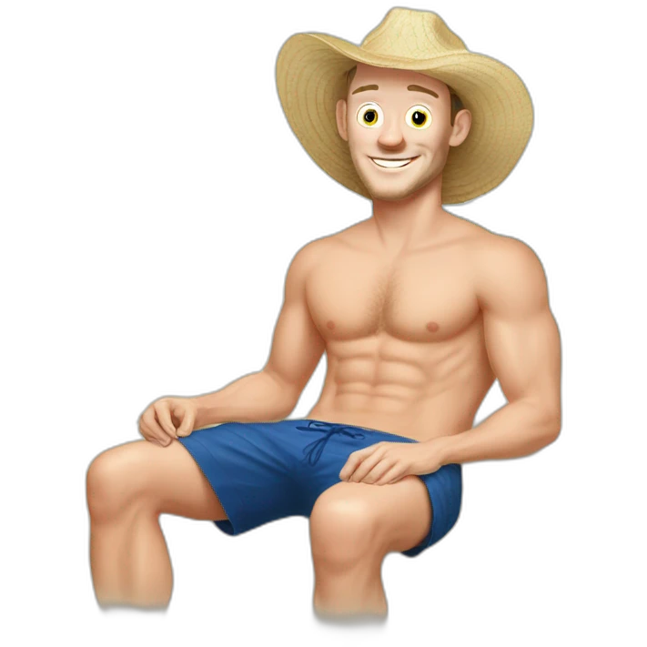 Jonathan Toews as a beach bum  emoji