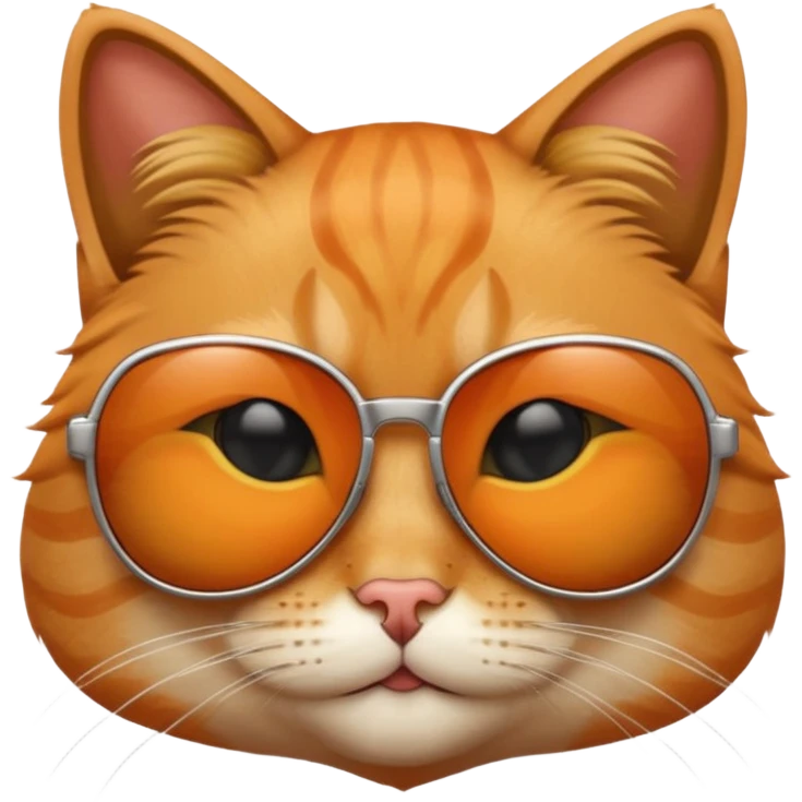 Cat wearing sunglasses emoji