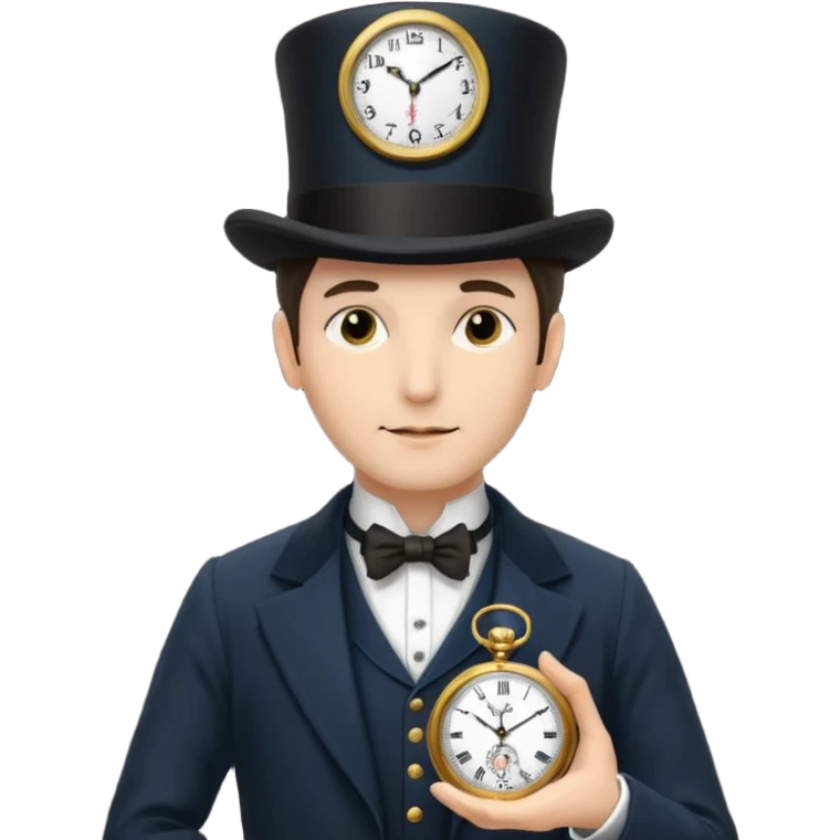 Man victorian style emoji