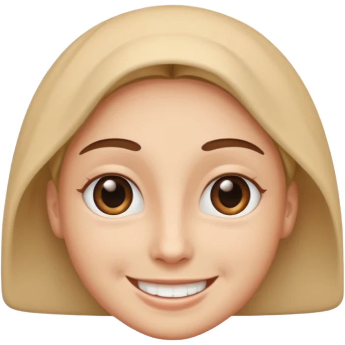 Eye roll smiling emoji