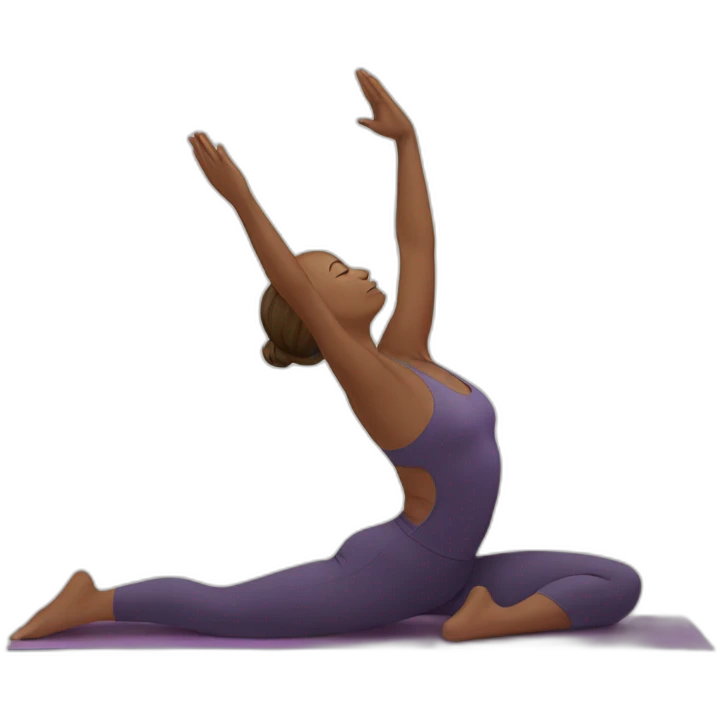 Yoga pose emoji